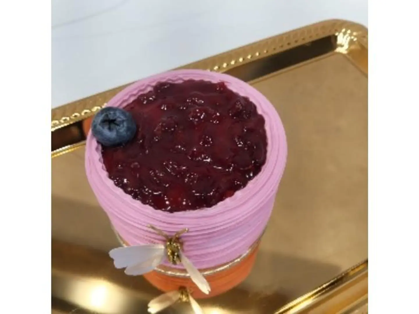 Raspberry Cake Slice