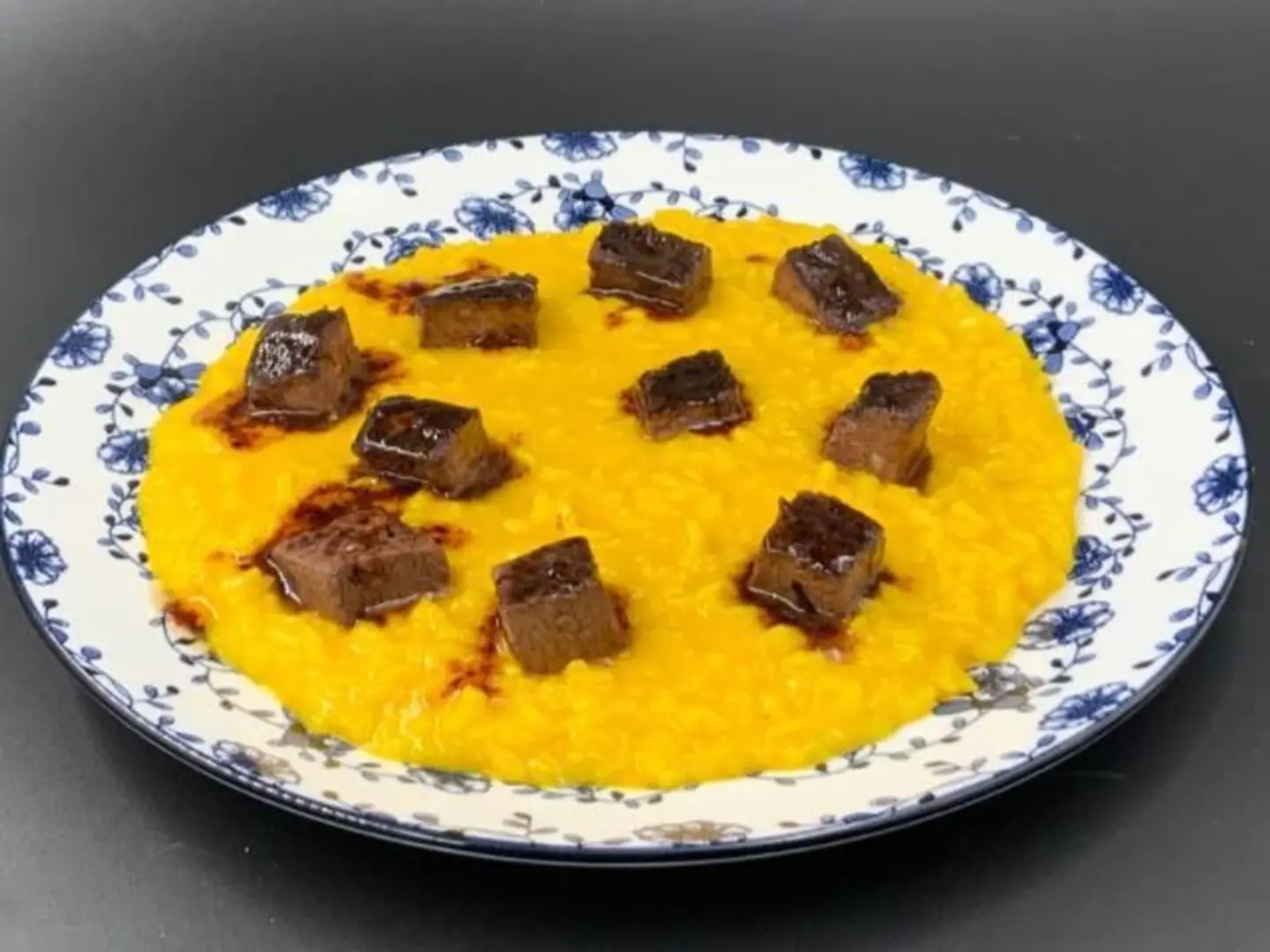 Saffron Risotto With Slow Cooked Beef