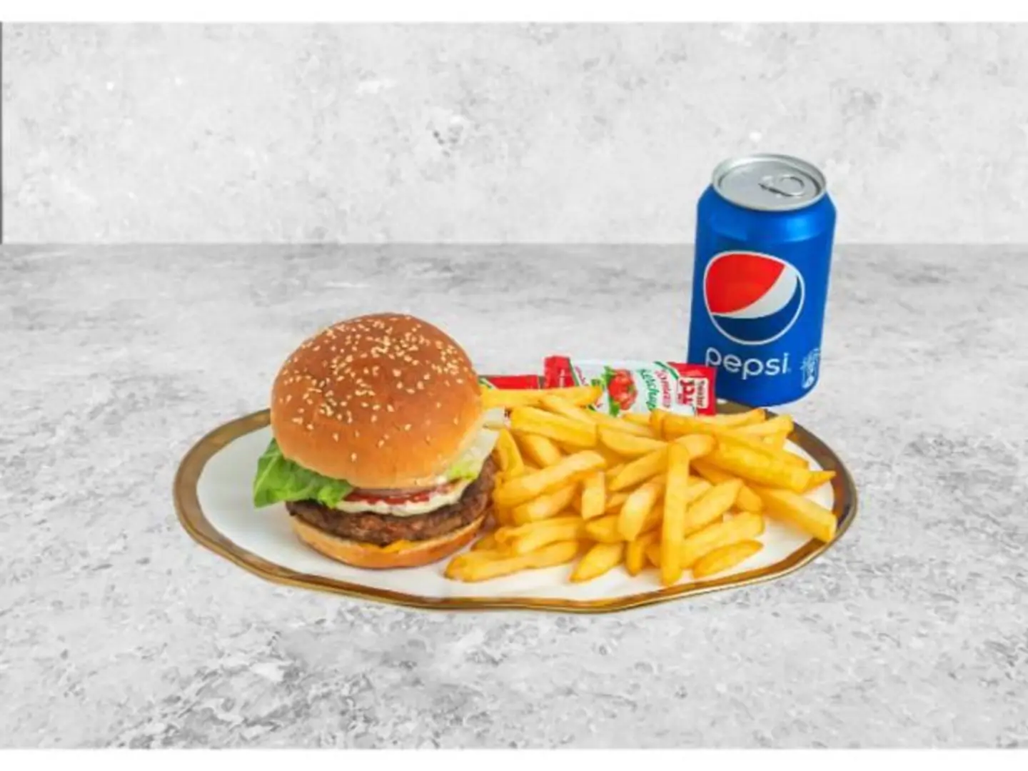 Beef Cheeseburger Meal