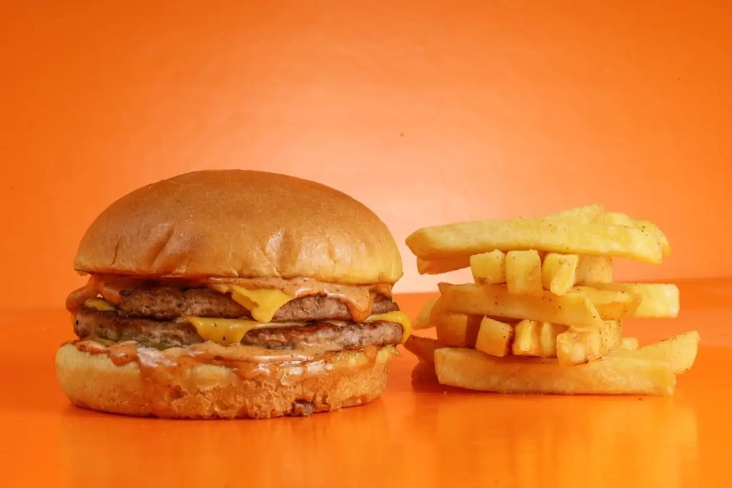 Large Melting Beef Burger