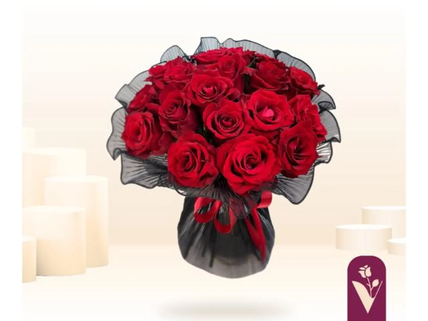 ريد روز بوكيه