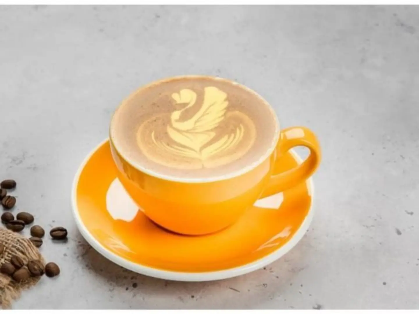 Hot Saffron Latte