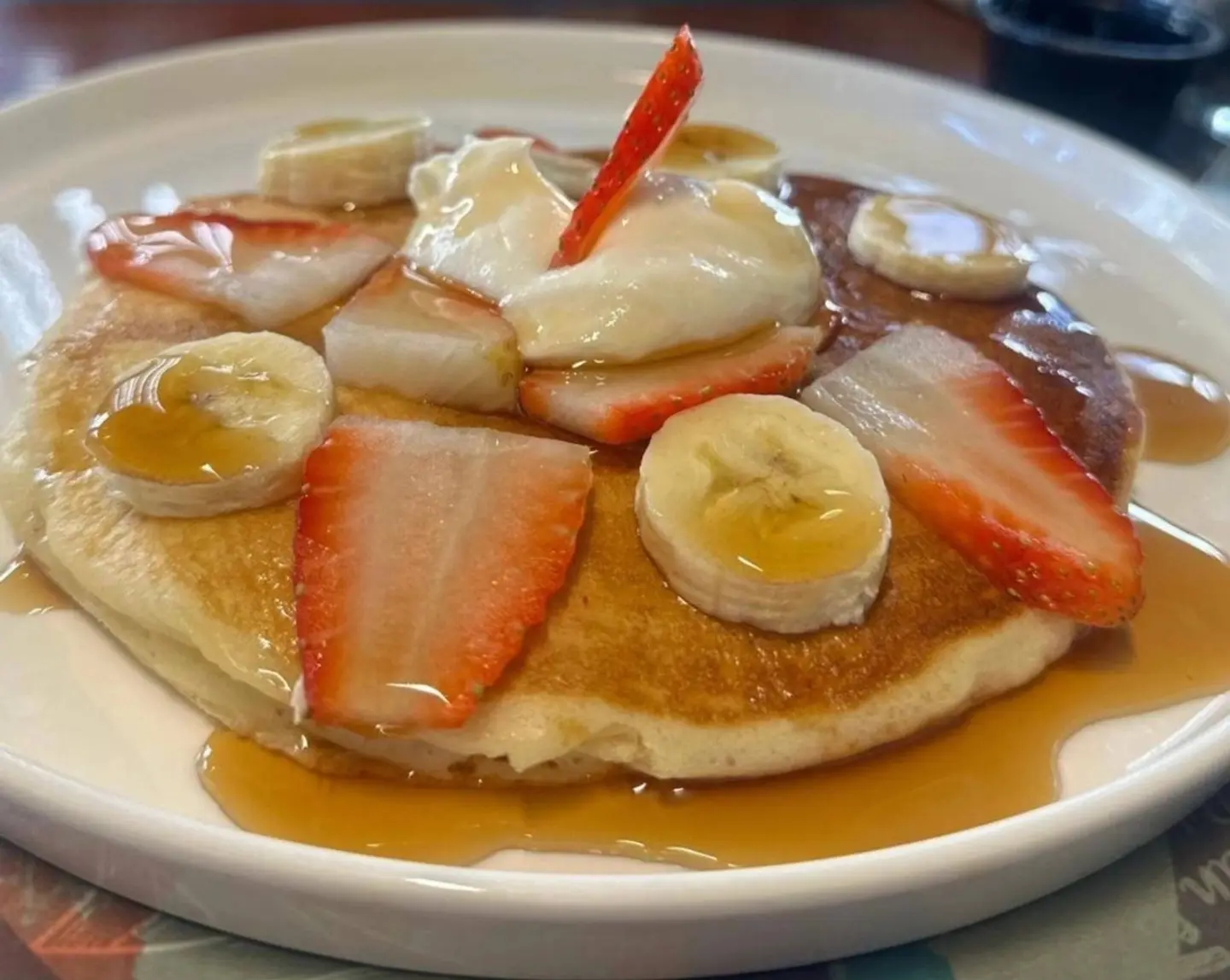 Strawberry Banana Pancakes
