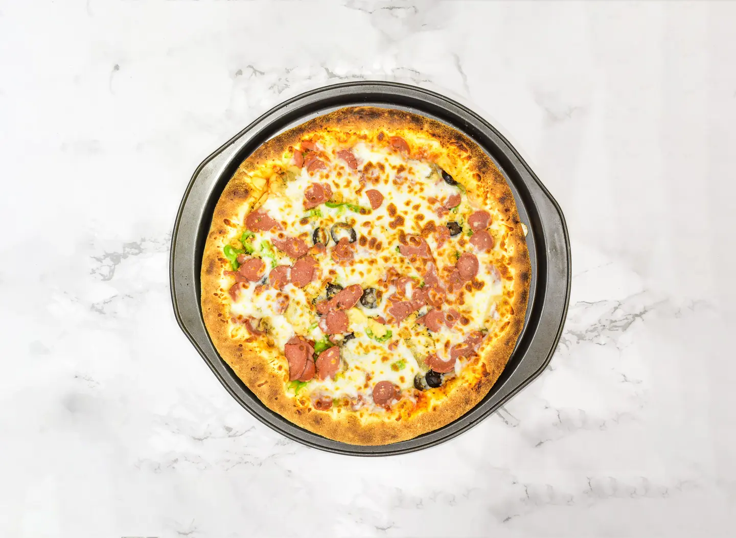 بيتزاخضار أطراف جبن