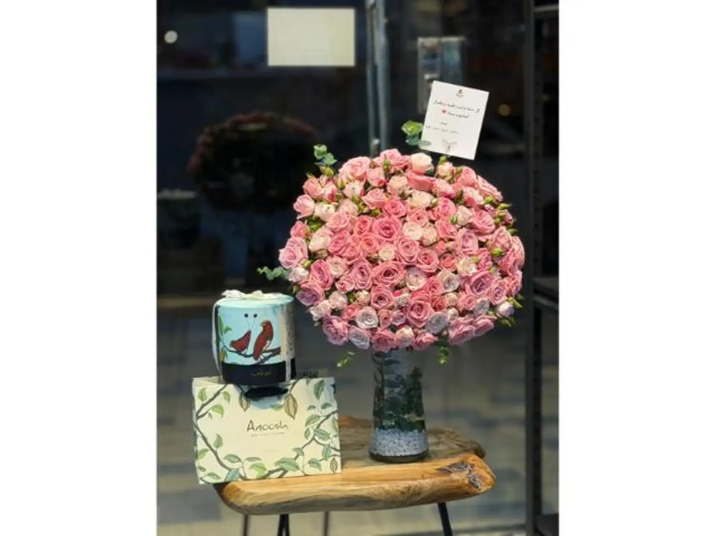 Pink Vase And Anoush Chocolate