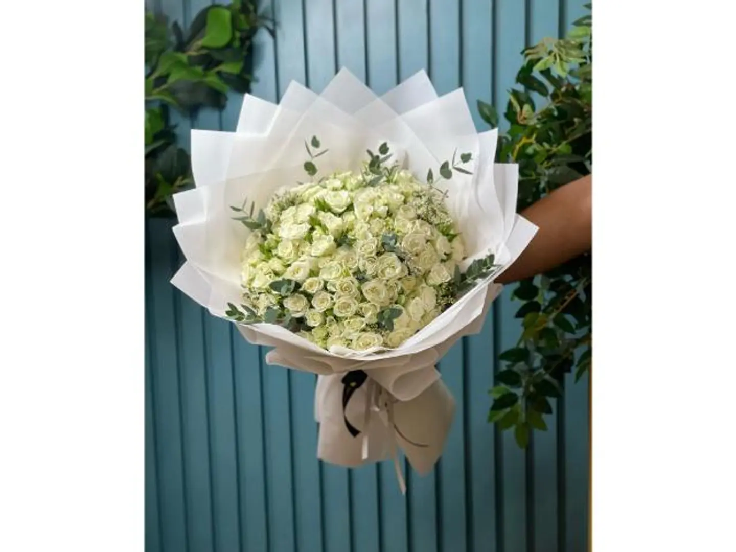 بوكيه بيبي روز باللون البيج