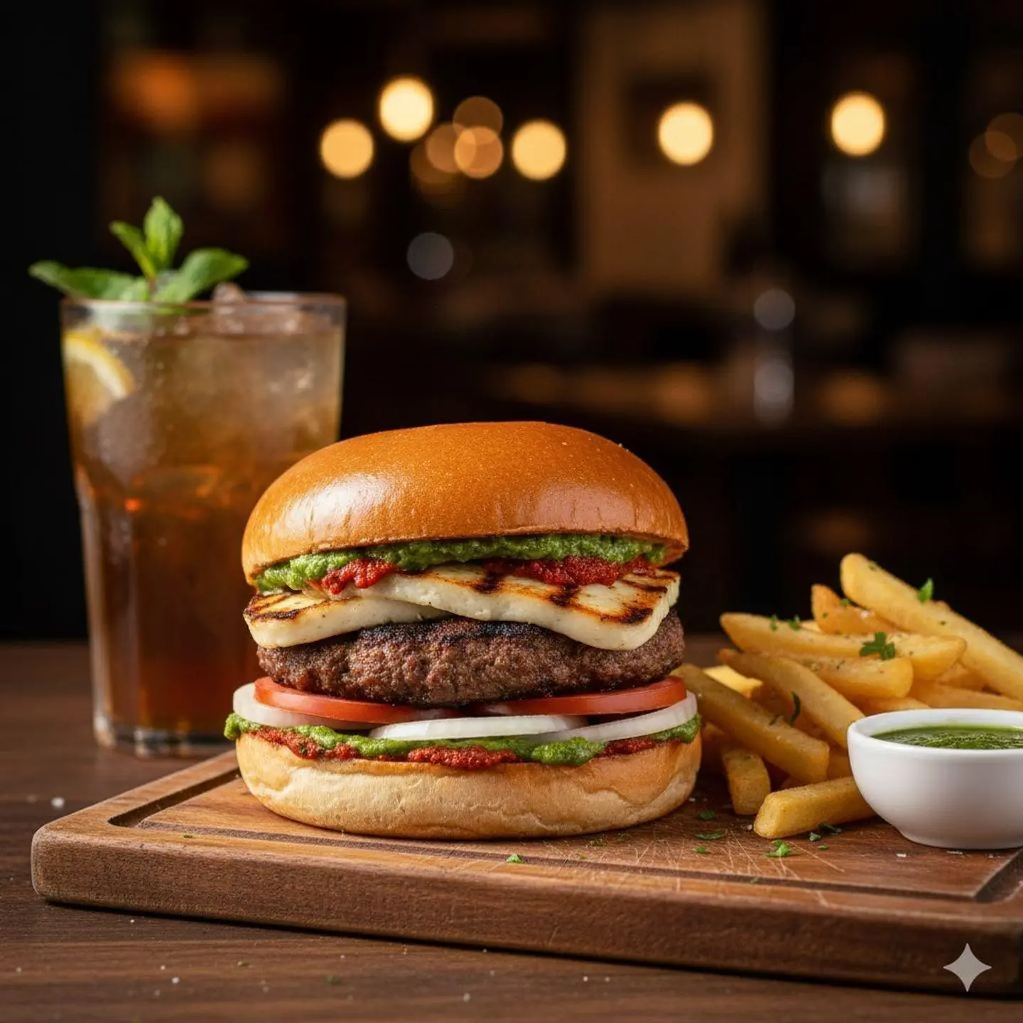 Liver Burger Meal