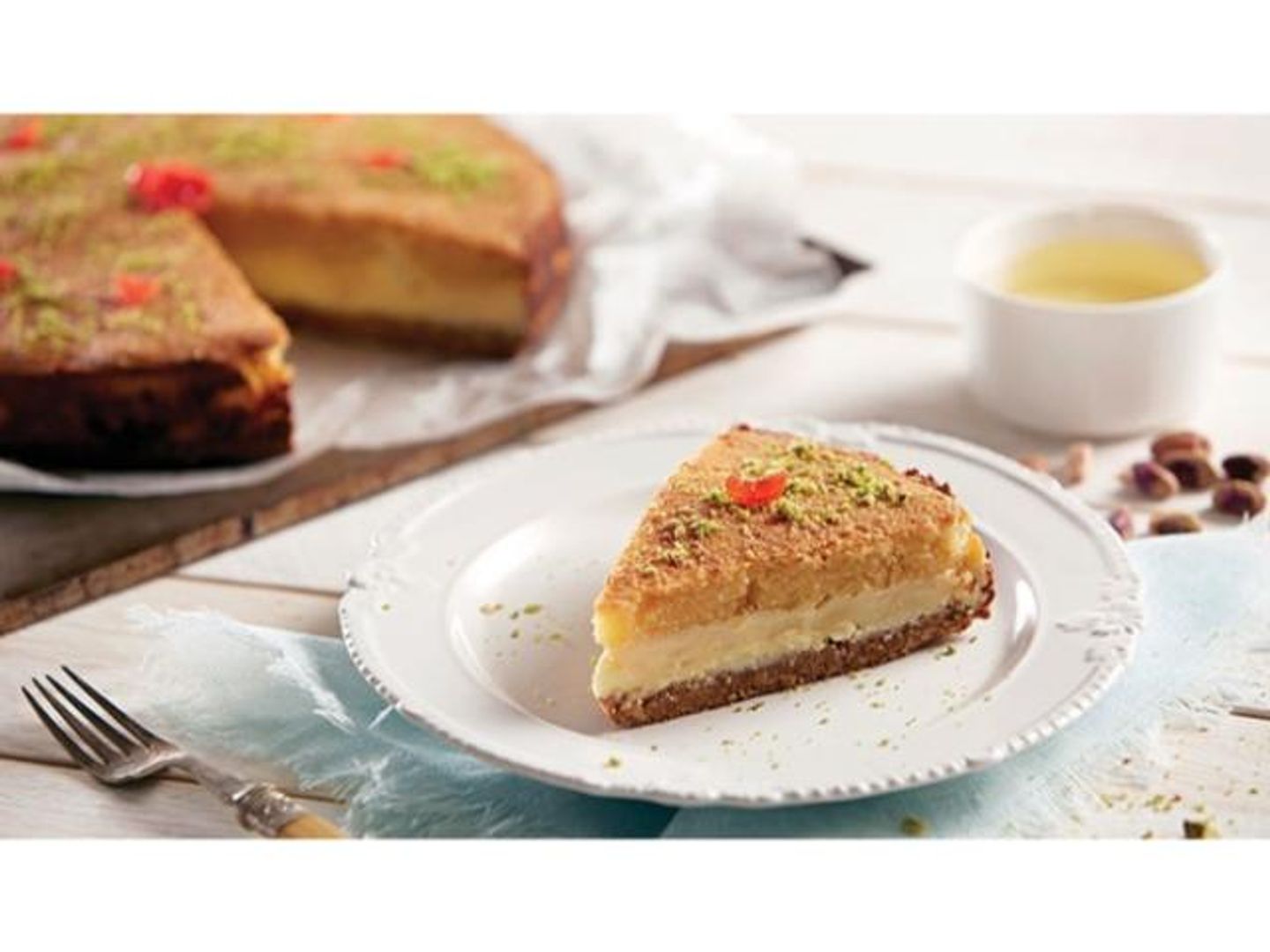 Cheese Cheesecake Basbousa