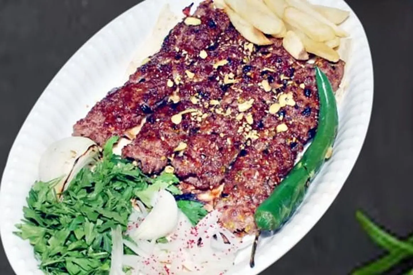 Kebab With Pistachios