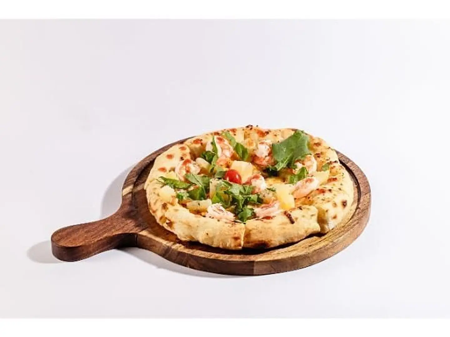 بيتزا أناناس الروبيان