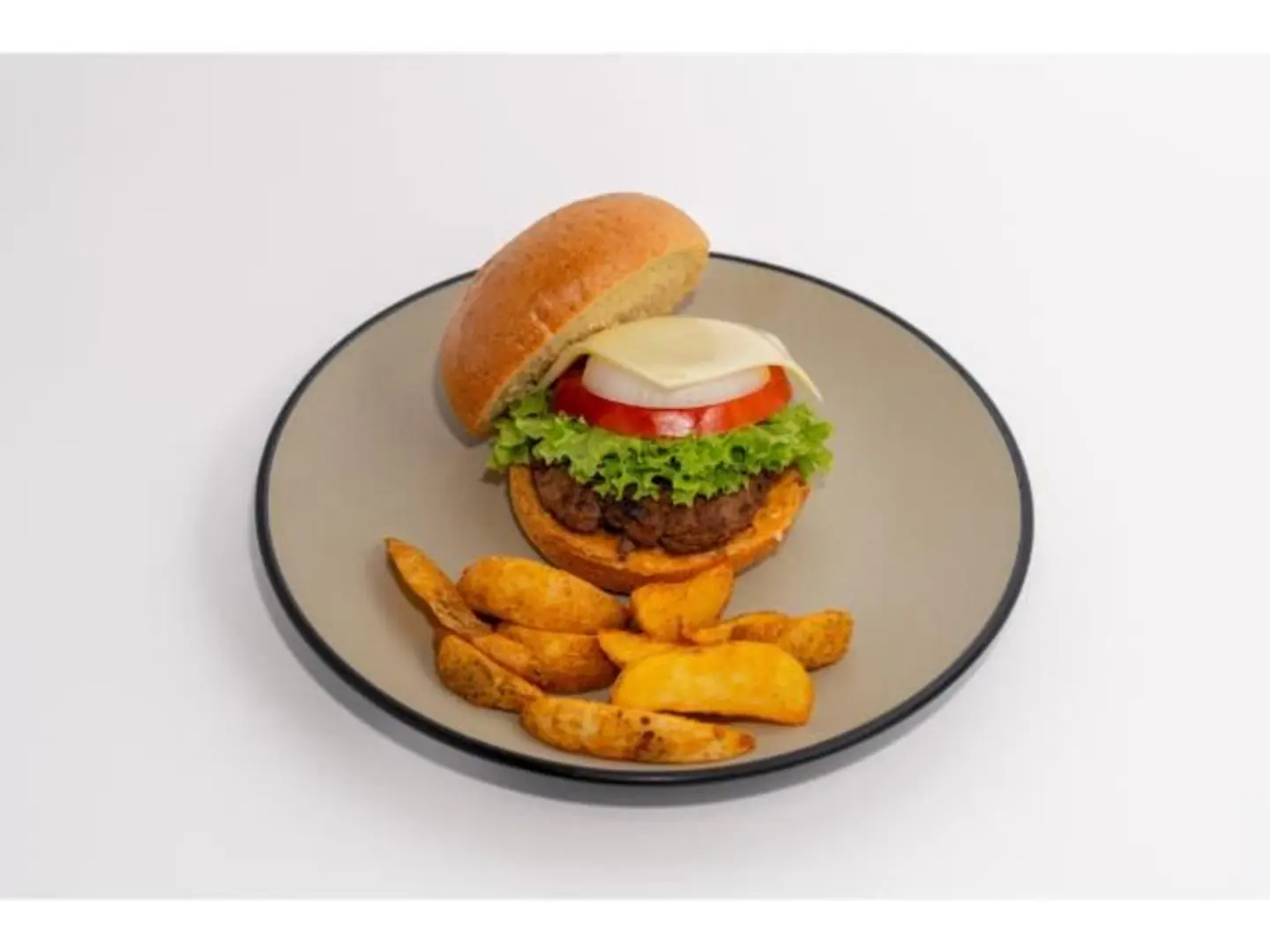 Beef Burger With 100g Fries