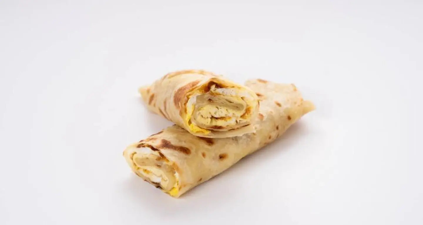 Chapati With Double Egg And Cheese