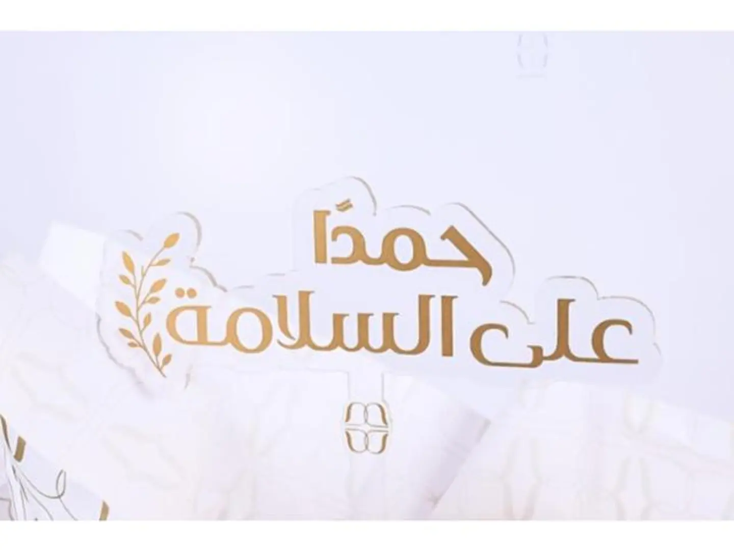 تقديمه الحمدلله على السلامه