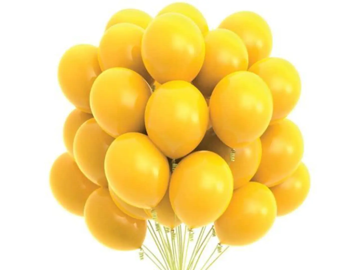 20 بالون اصفر