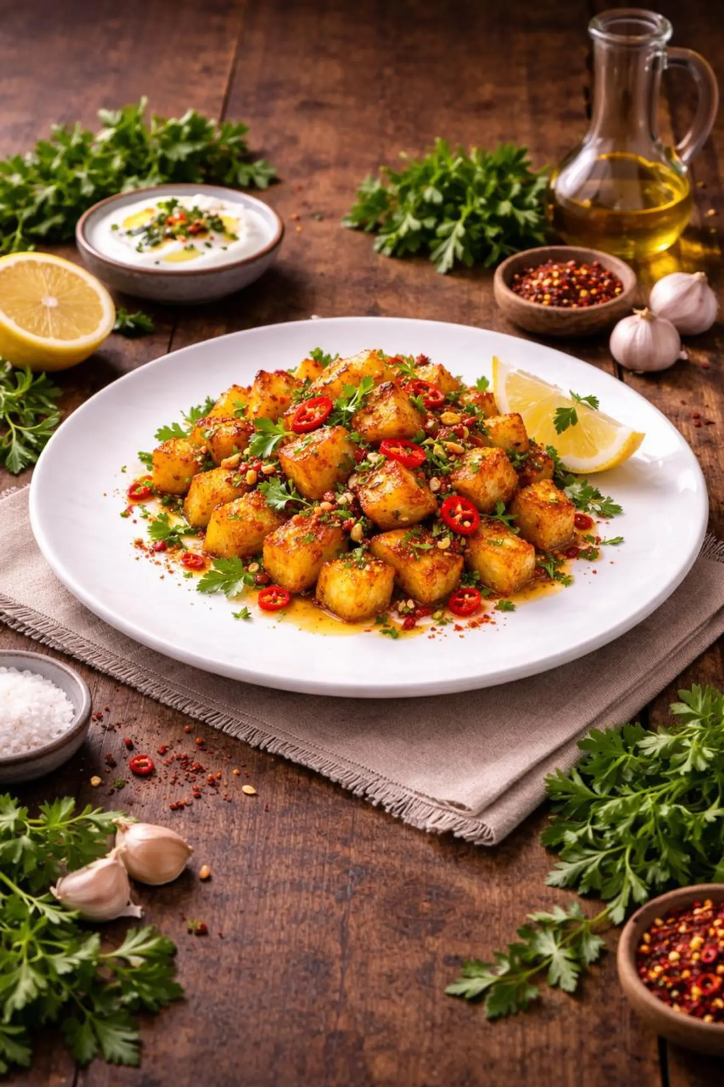 Chili Spiced Potatoes