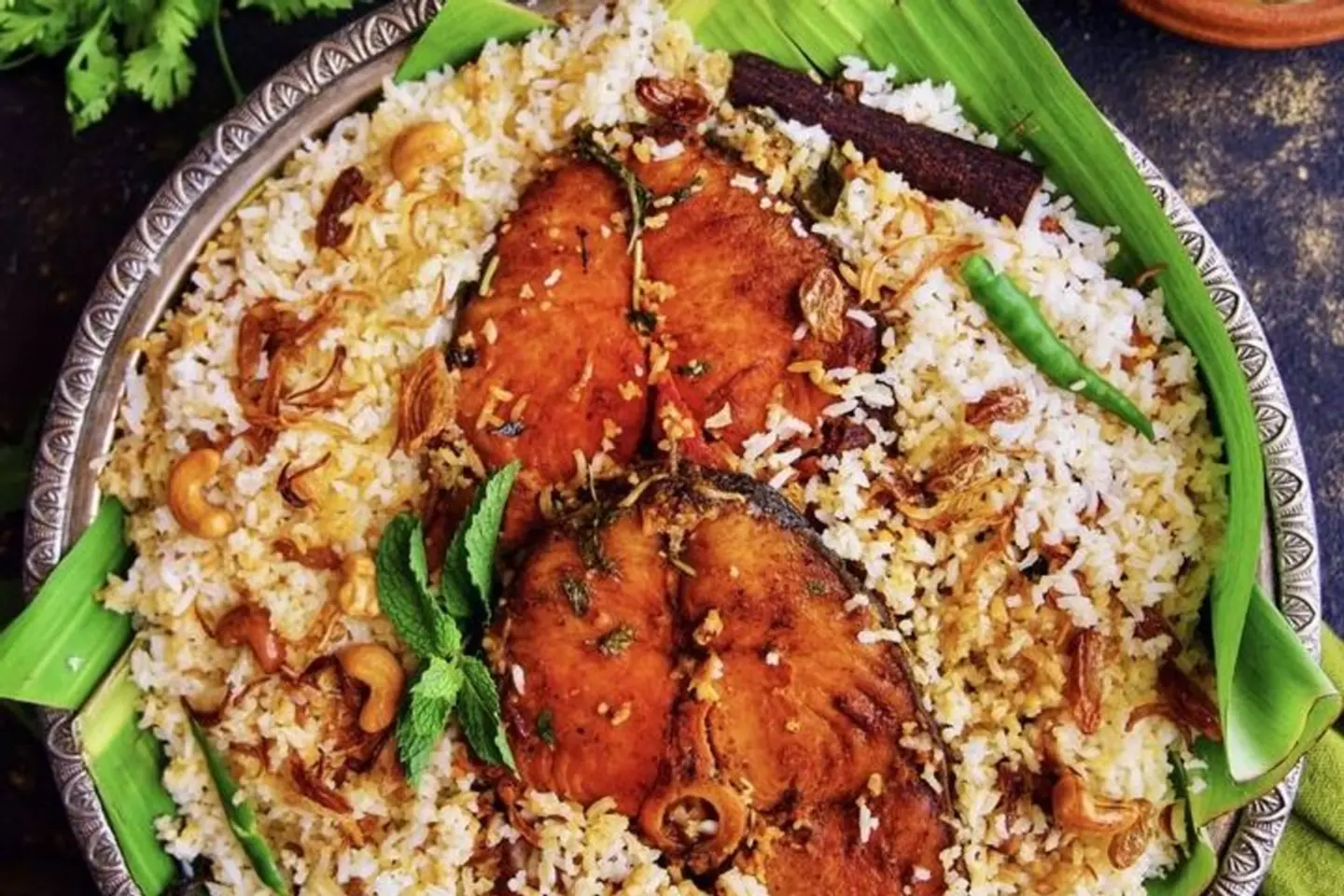 برياني سمكة الملك