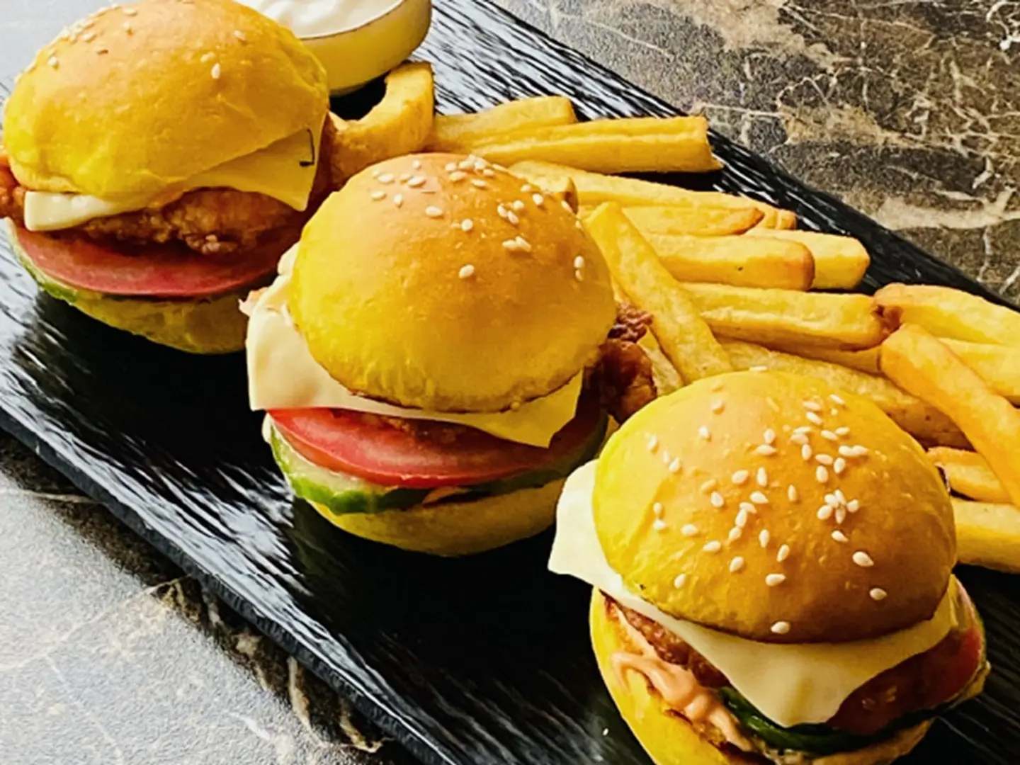 Small Chicken Sandwich With French Fries