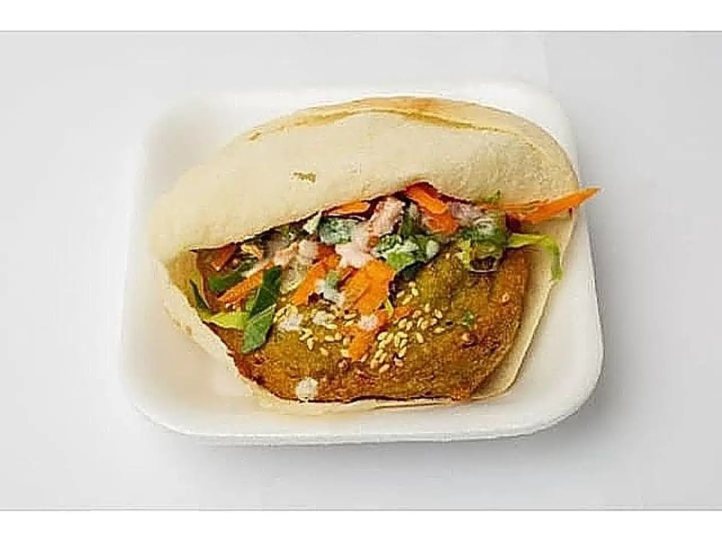 Foul Sandwich With Falafel
