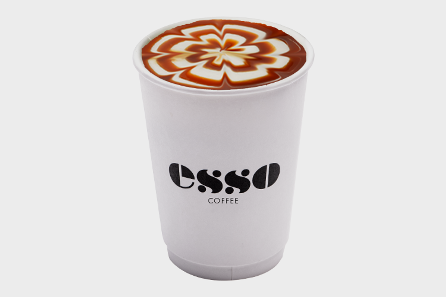 Hot Caramel Macchiato Latte