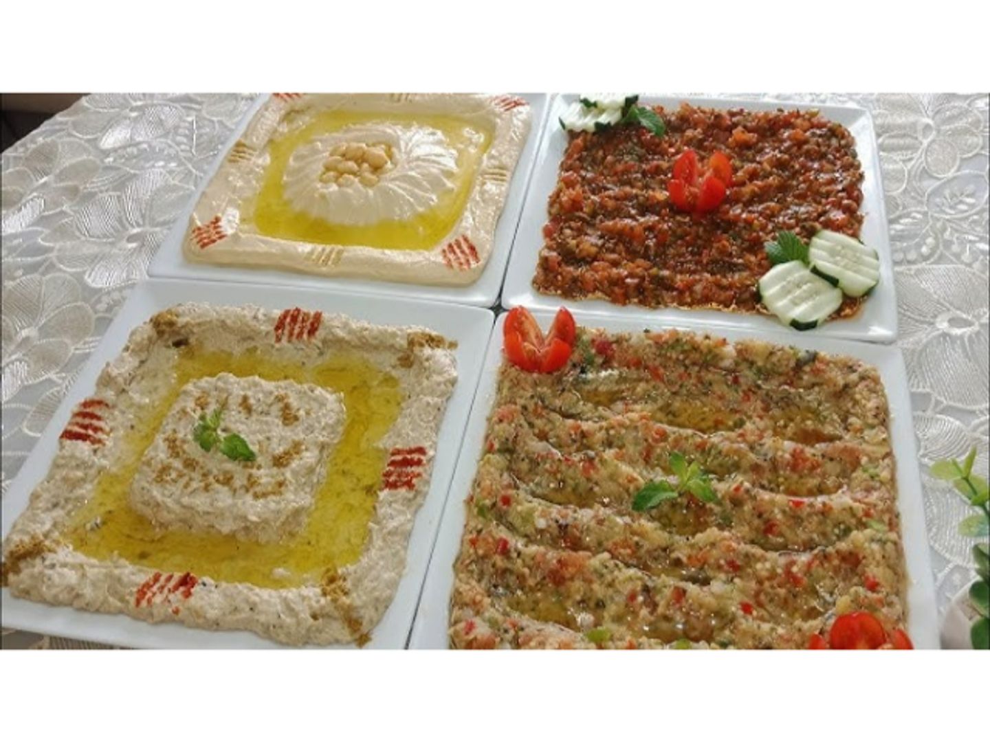 مقبلات مشكل صحن كبير