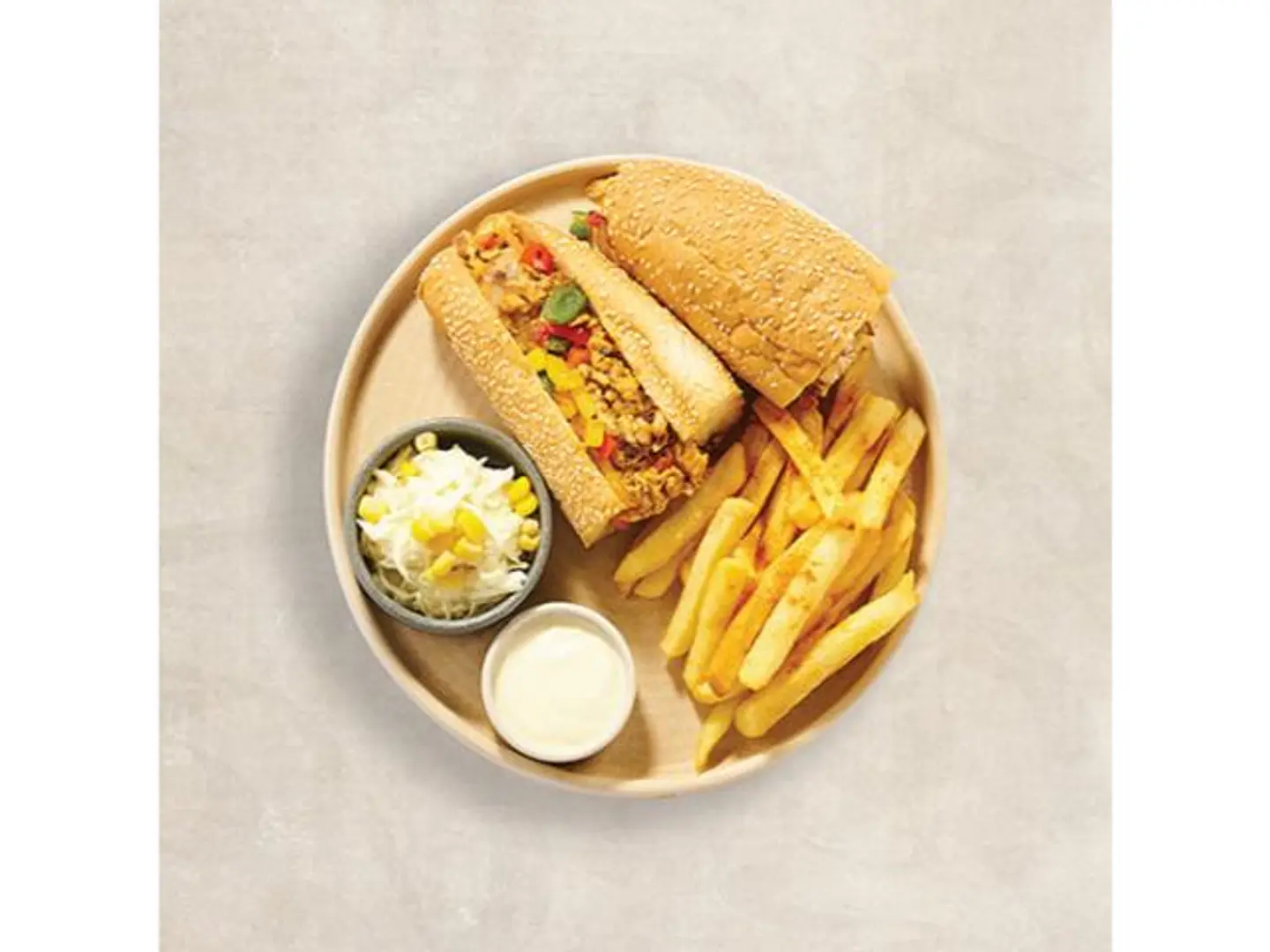 ساندويش فاهيتا الدجاج