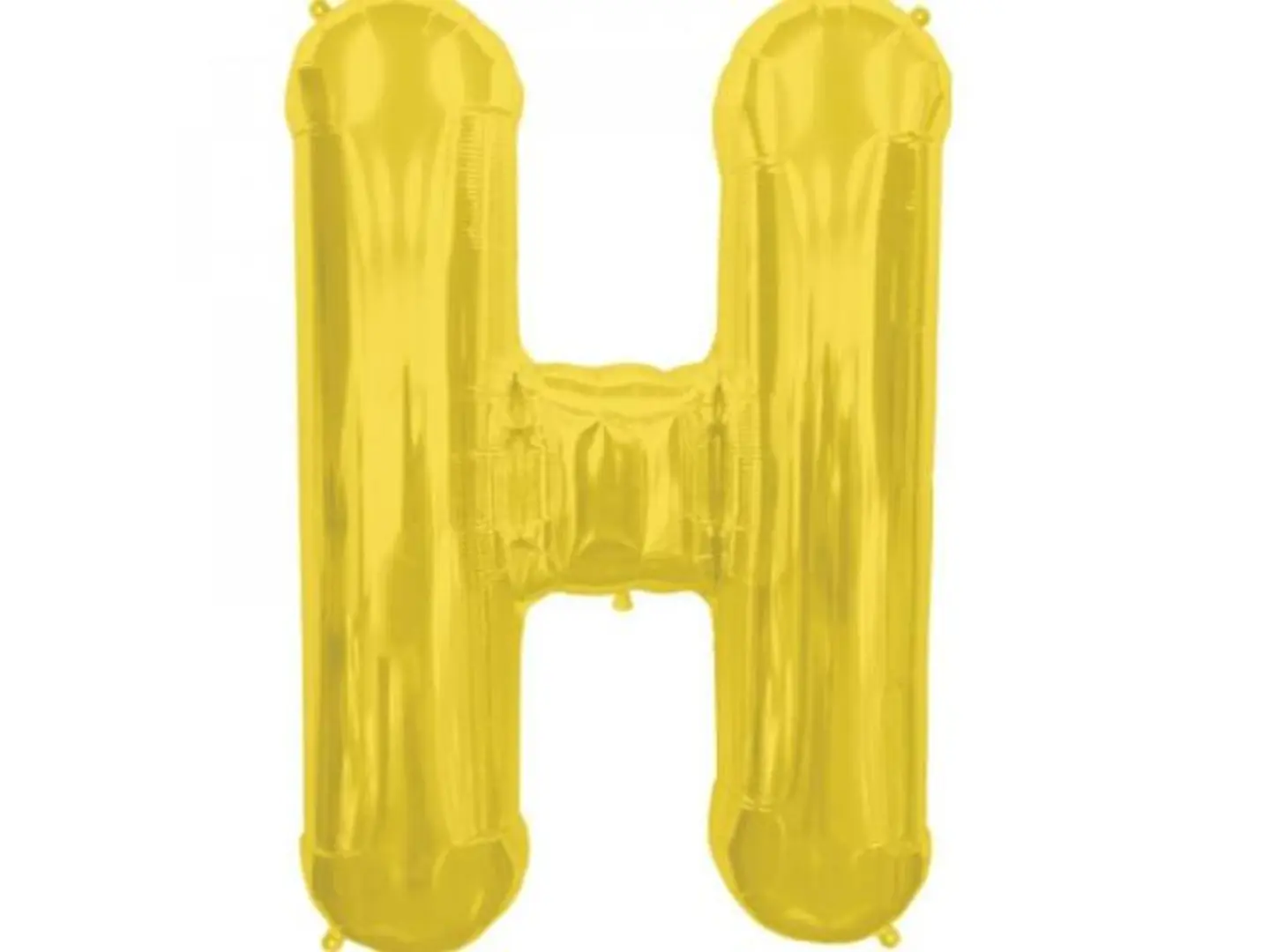 Golden Balloon Letter H