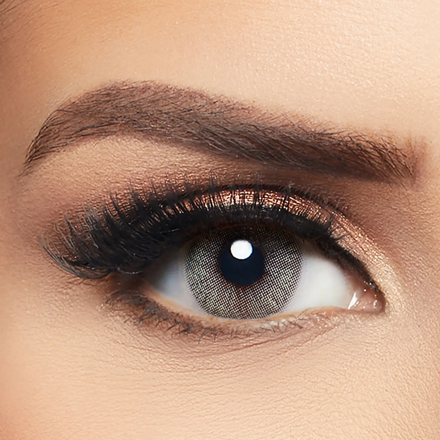 Platinum Gray Colored Contact Lenses By Layala  Pack Of 2