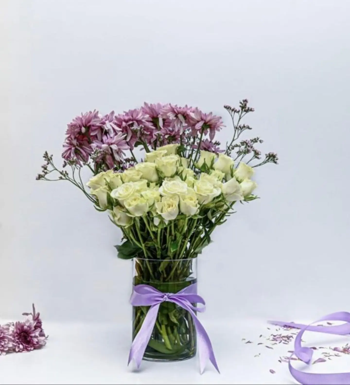 فازة ورد طبيعي ٢