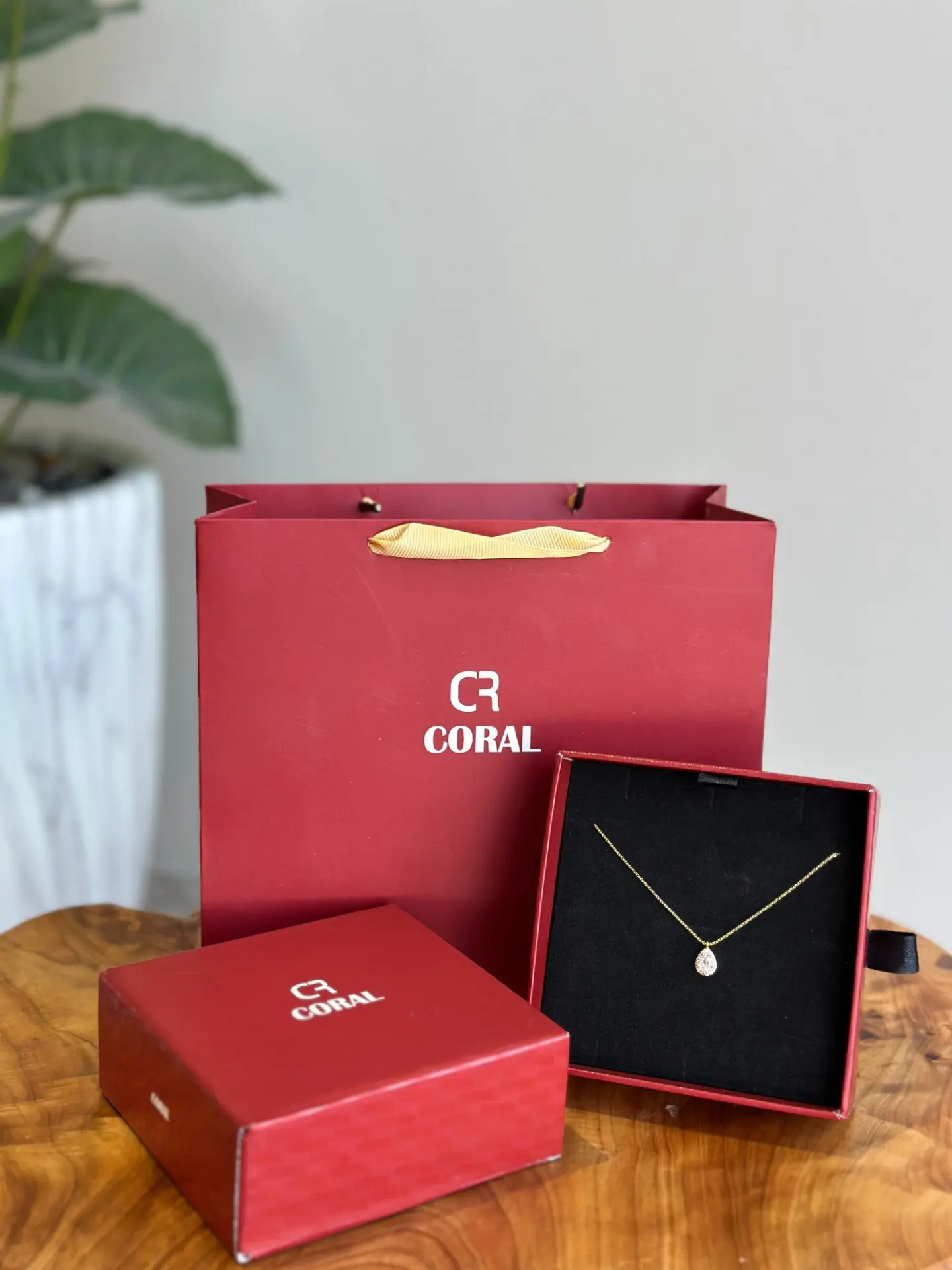 Coral Brand Chain Gold B