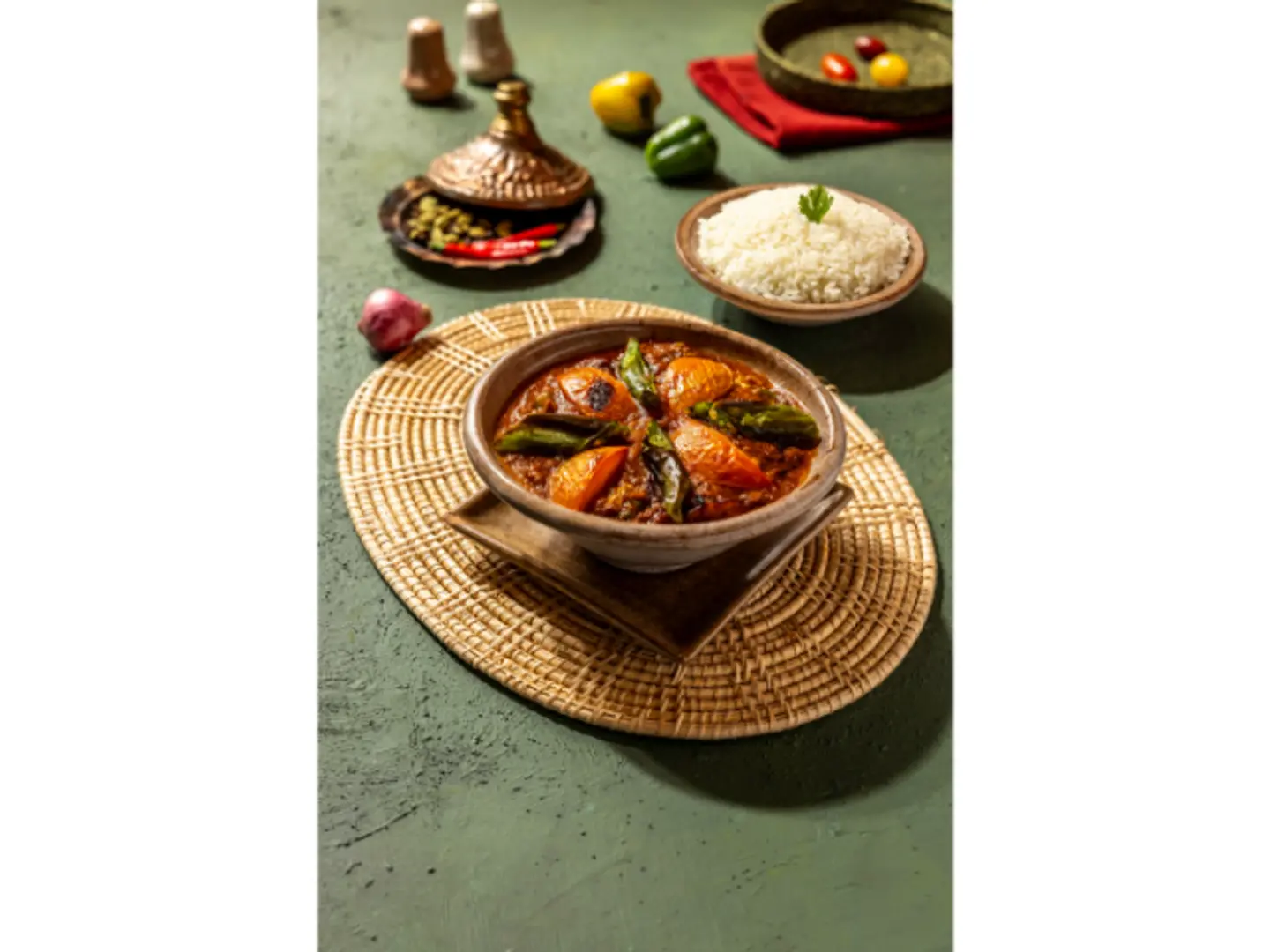 Eggplant Mesaka With Minced Meat Served With Your Choice Of Rice