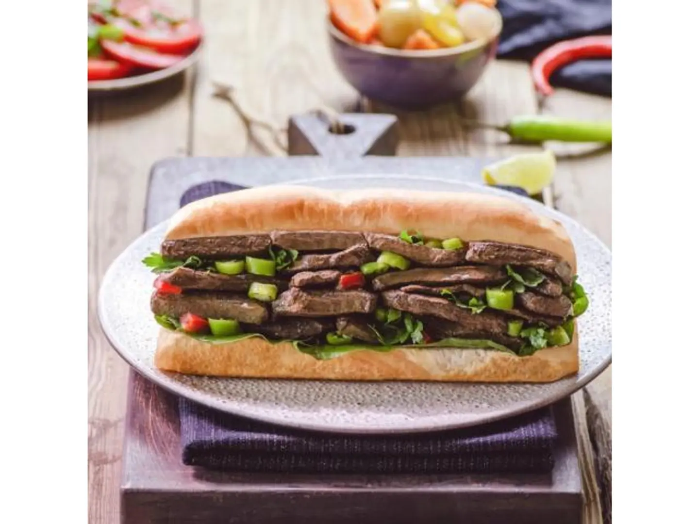 Regular Lamb Liver Sandwich