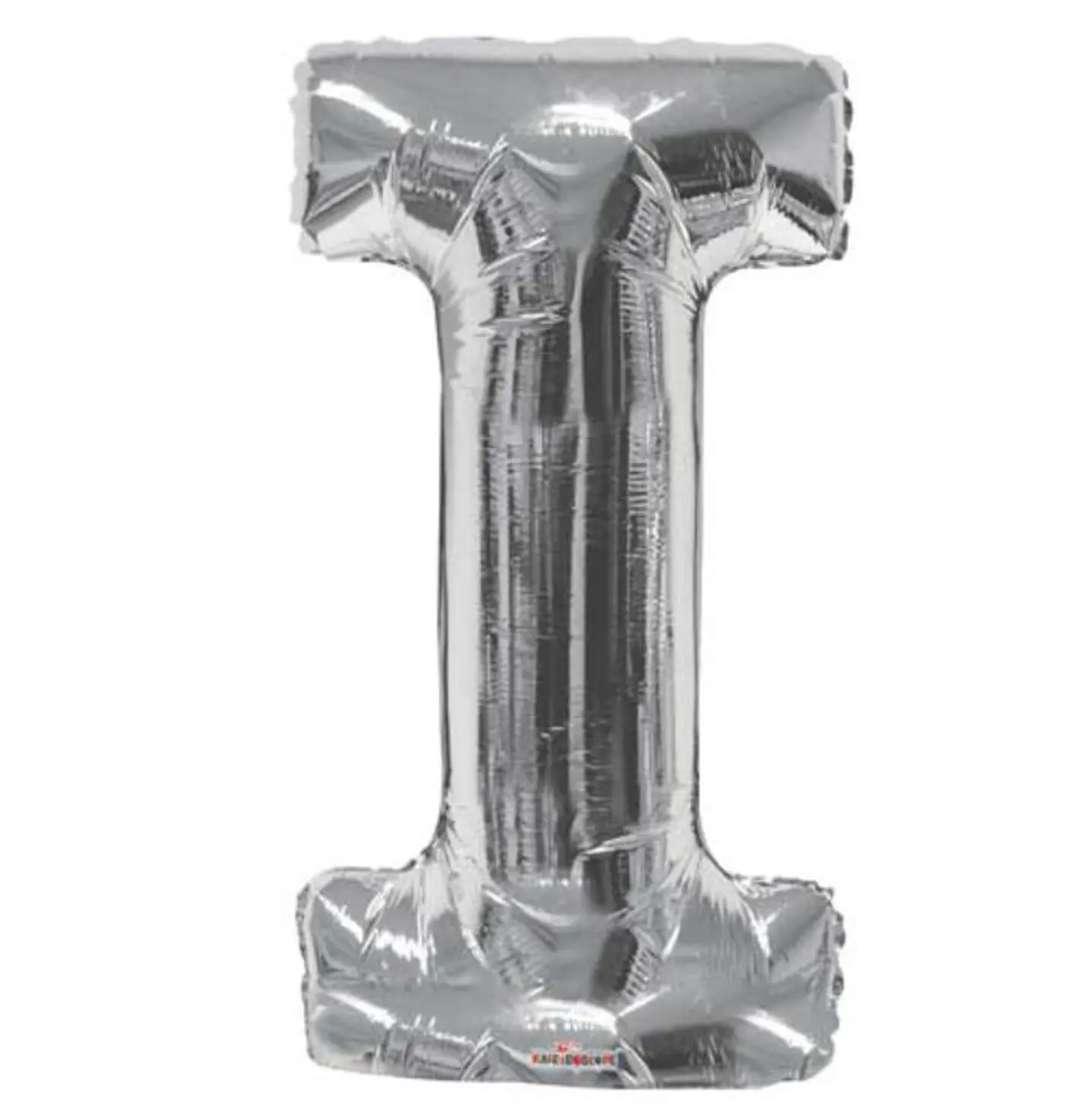 بالون هيليوم فضي آي