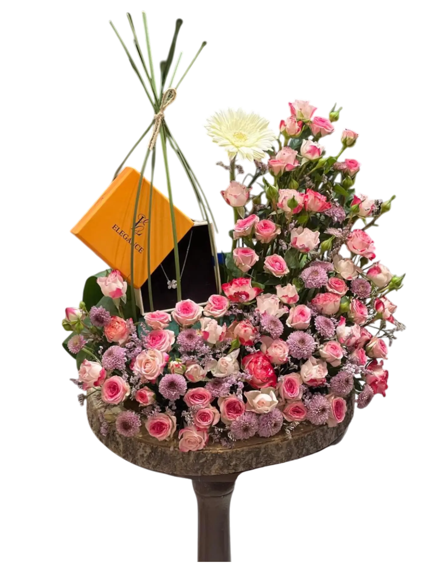 Elegance Necklace, Baby Rose Kenyan Style