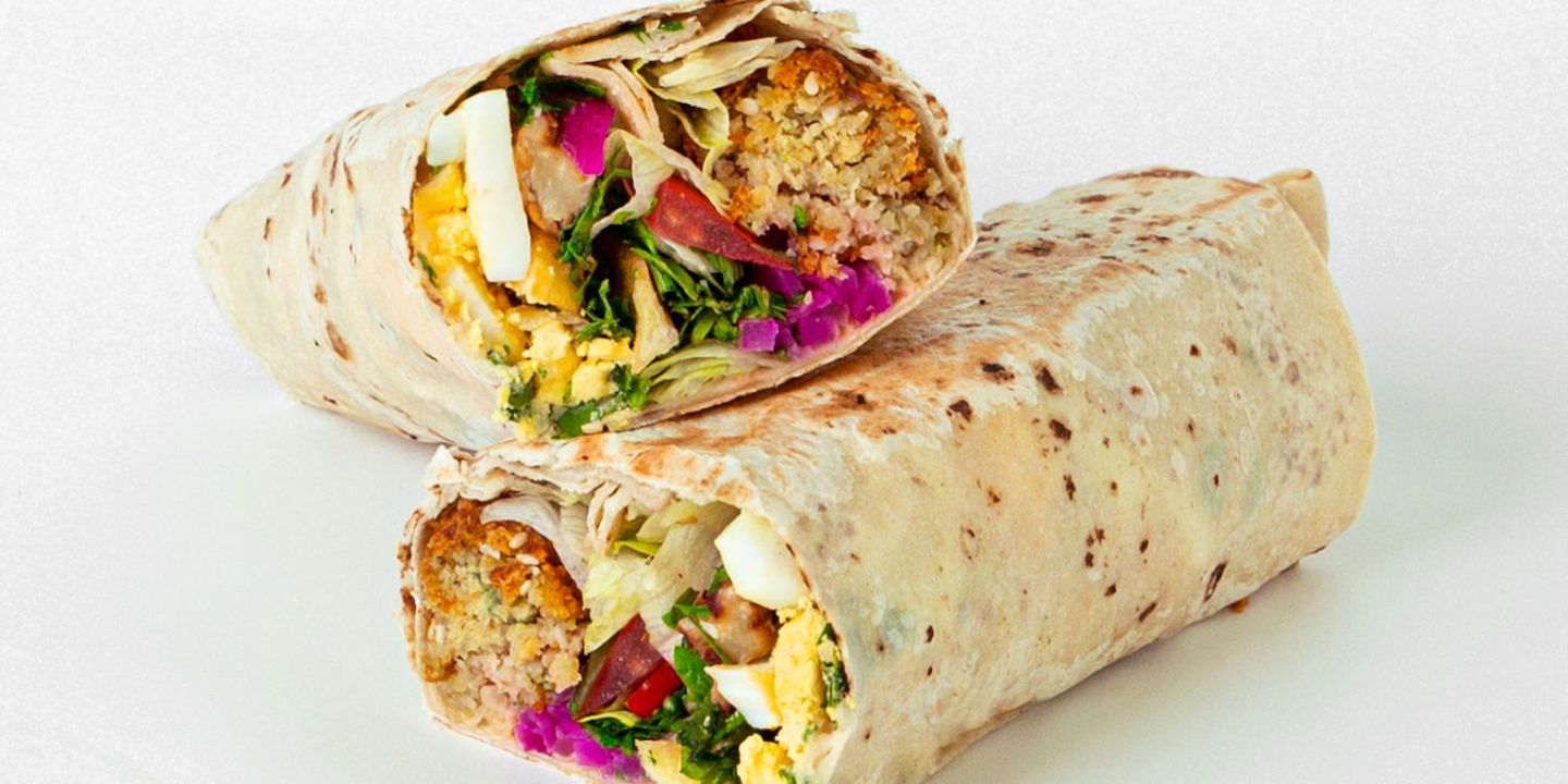 Mixed Falafel, Hummus And Eggs