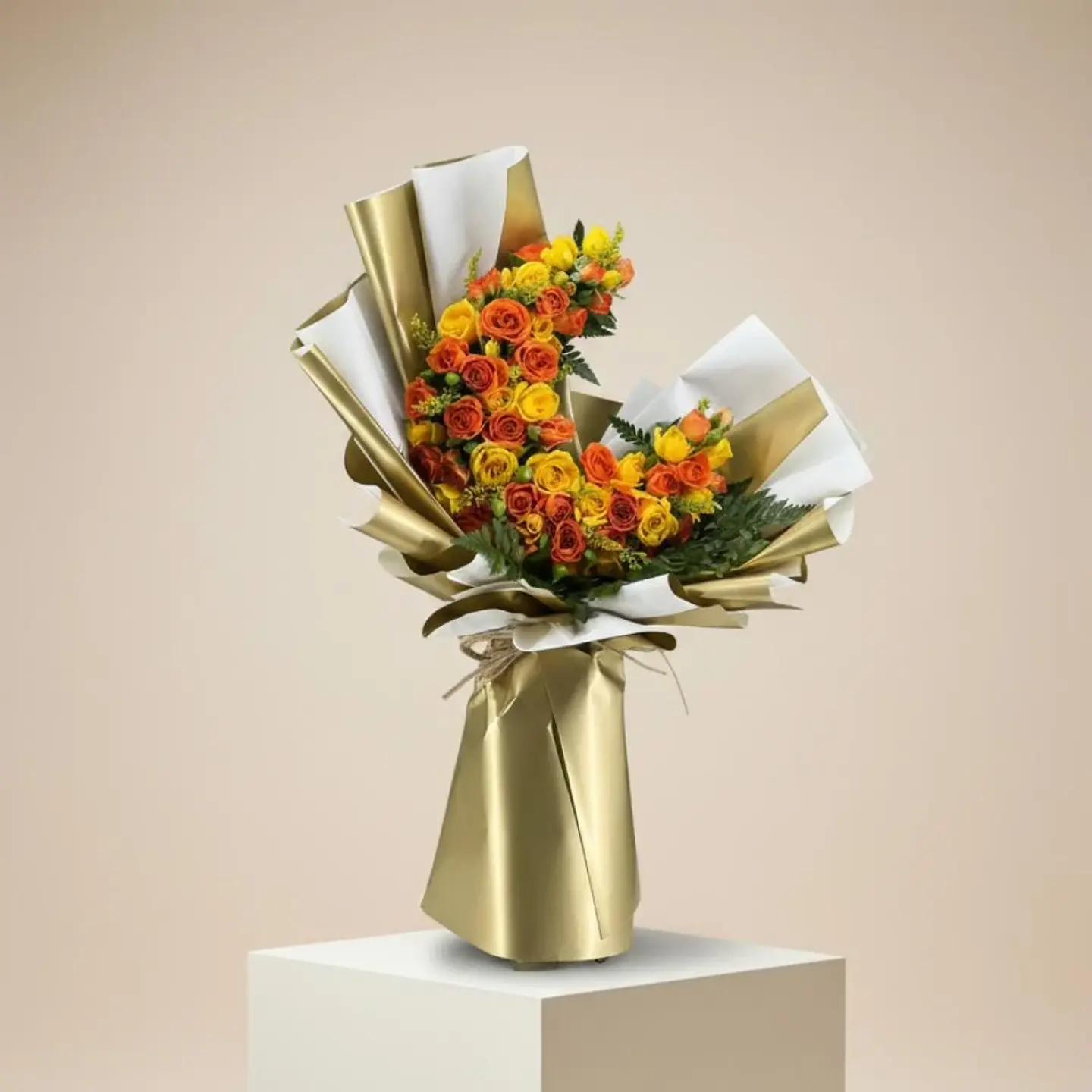 Golden Crescent Bouquet