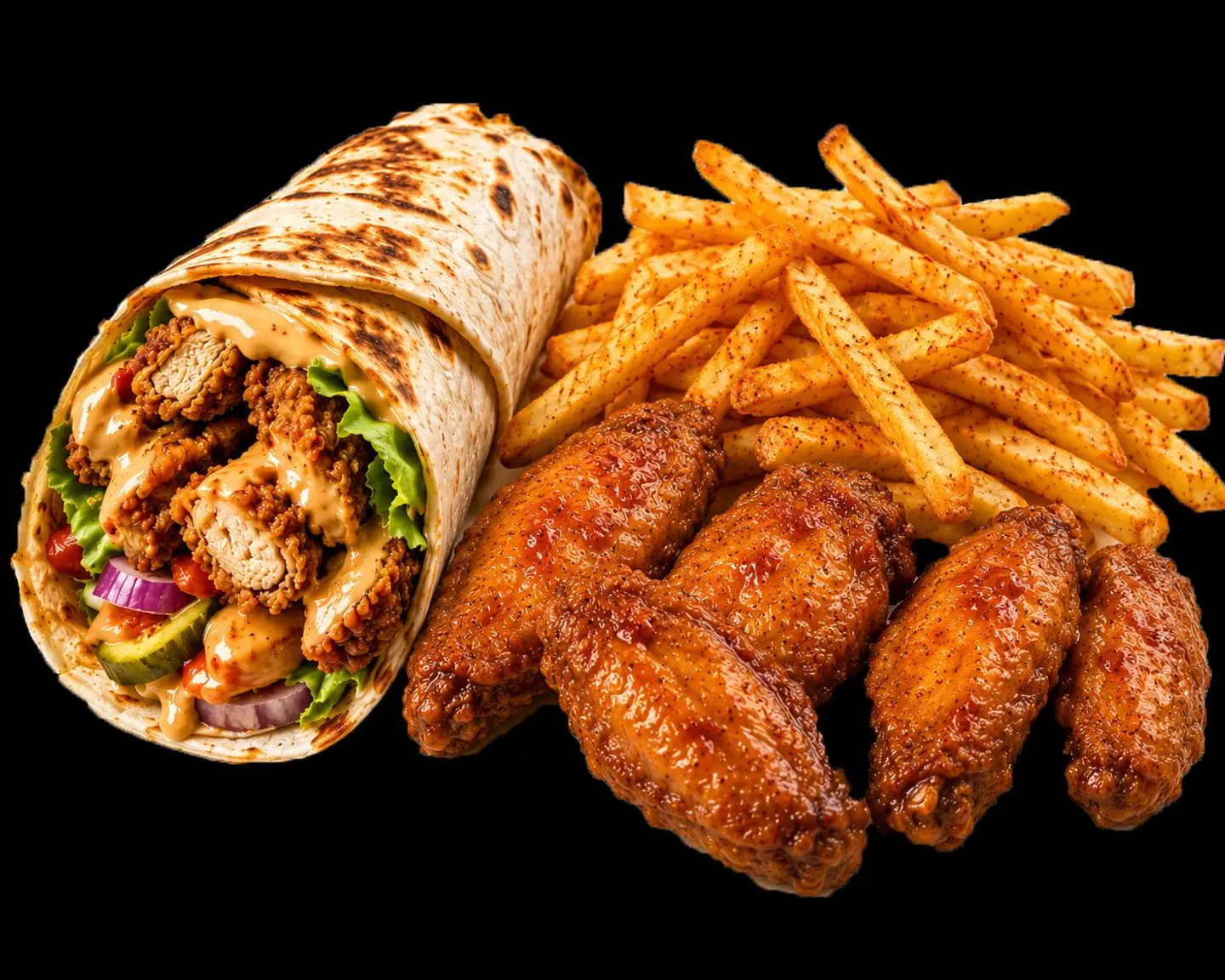 Wings Wrap Meal