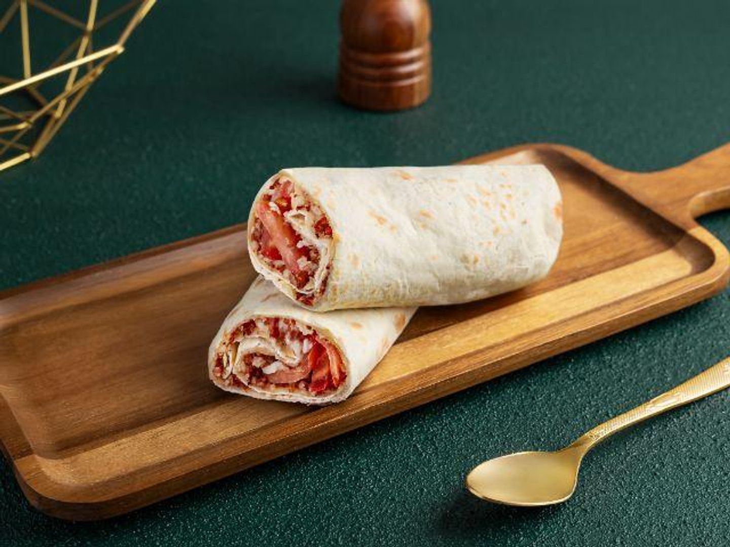 Halloumi With Smoked Beef