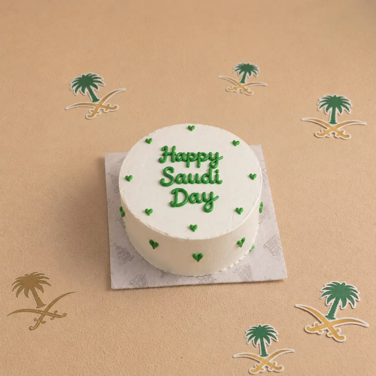National Day Heart Cake