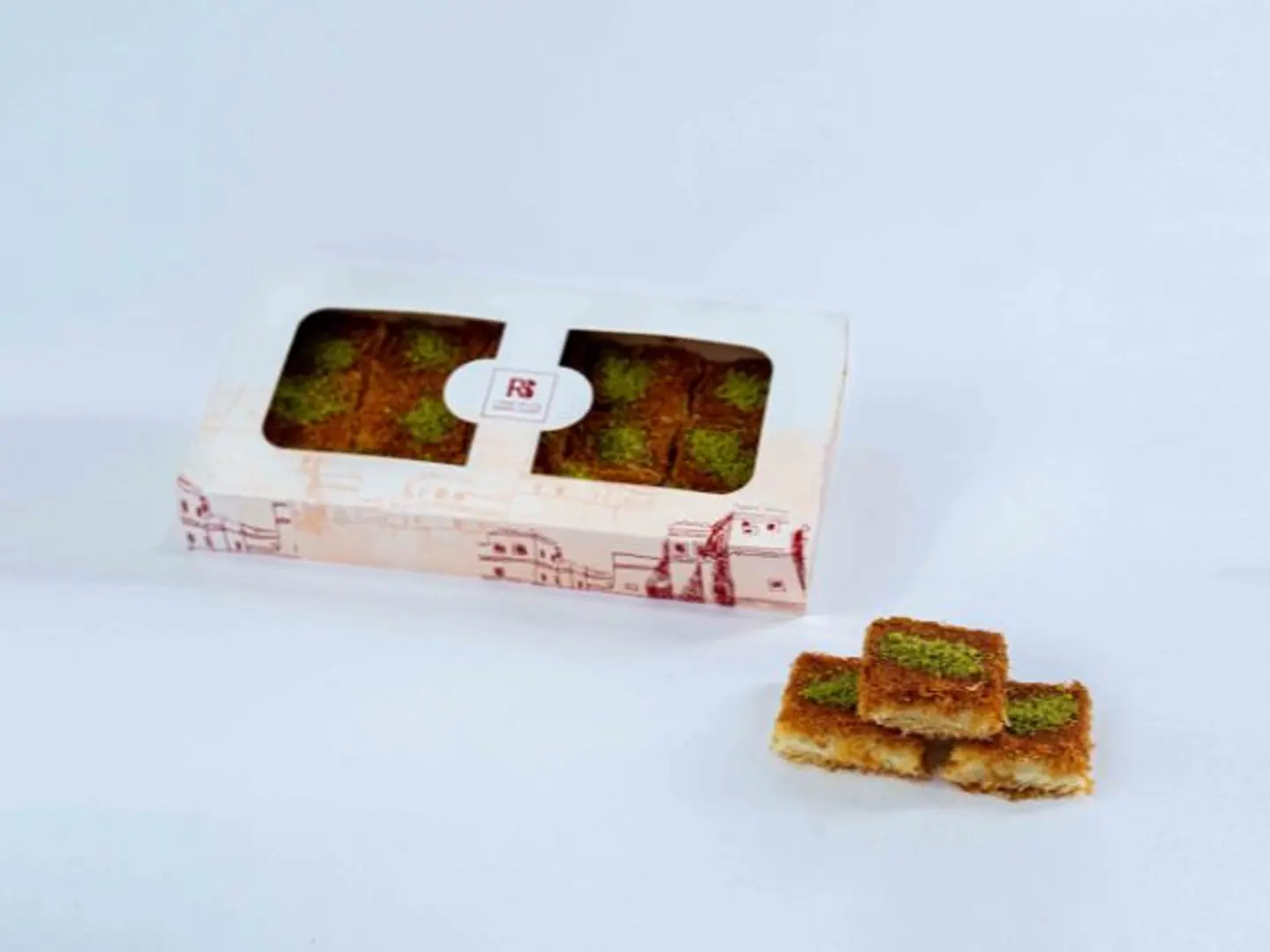 كنافة خشنة بالقشطة - كيلو كنافة خشنة بالقشطة