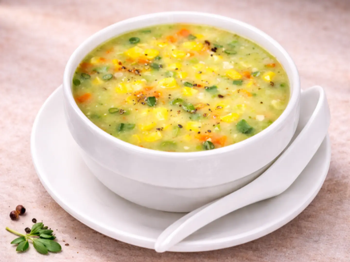 Sweet Corn Vegetable Soup