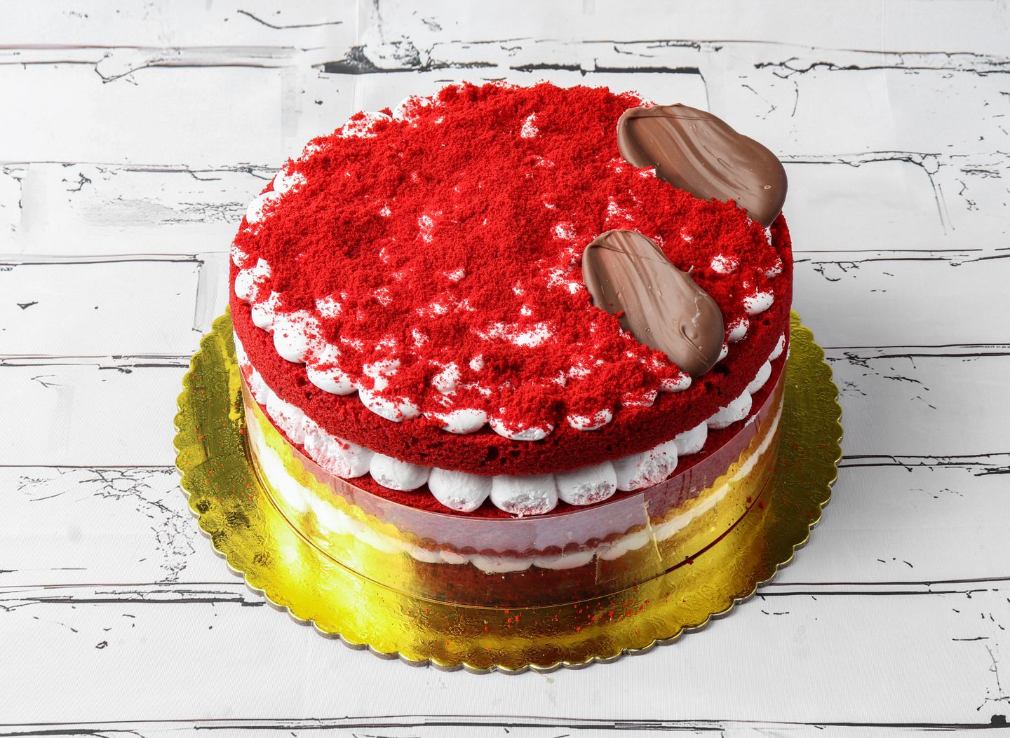 Layered Red Velvet Cake