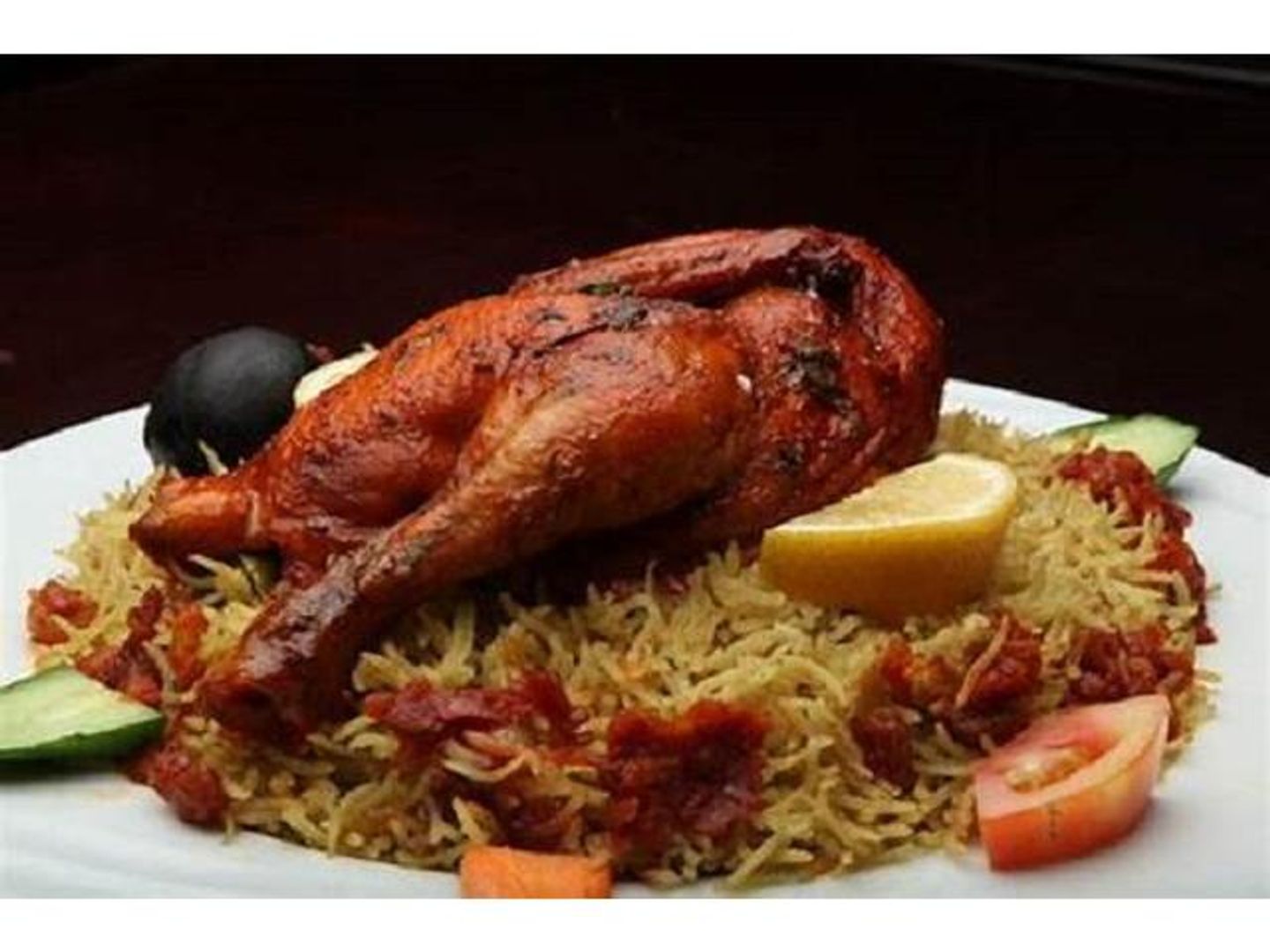 نص حبة دجاج زربيان