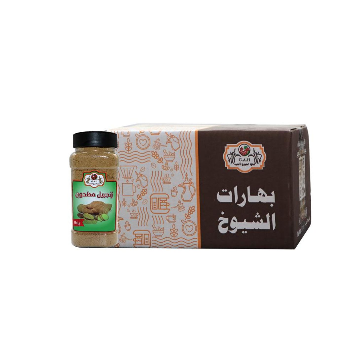 Ground Ginger Carton 12 * 250 Grams
