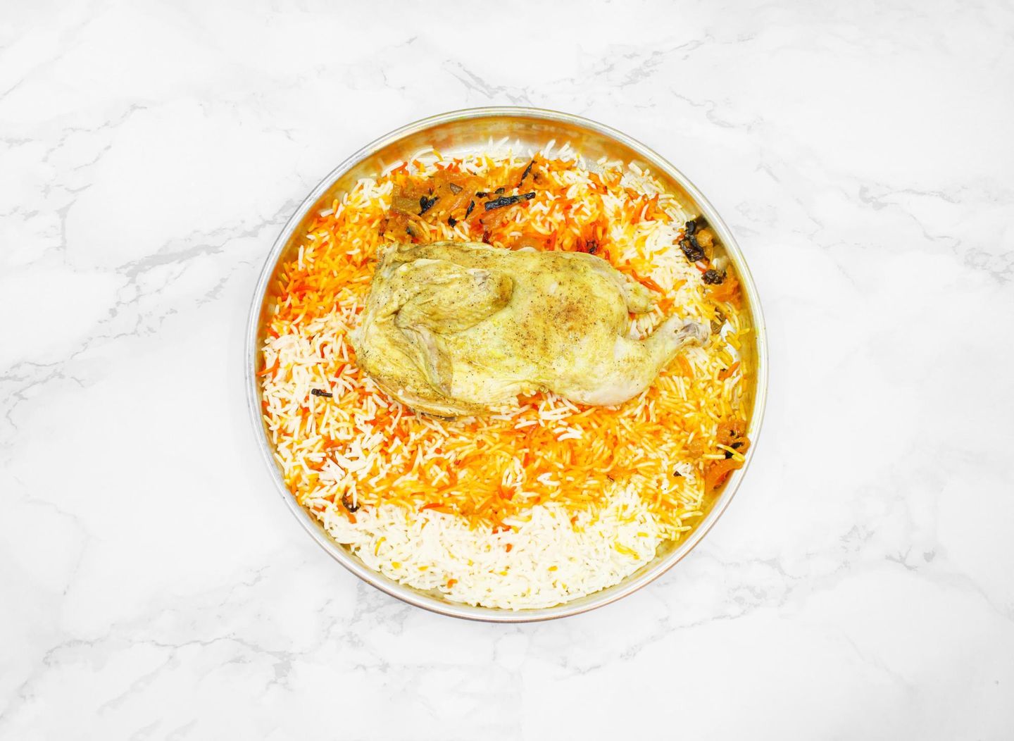 Half A Madfoon Chicken With Rice
