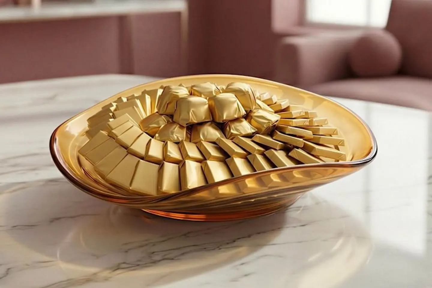 صينية شوكولا مغلف