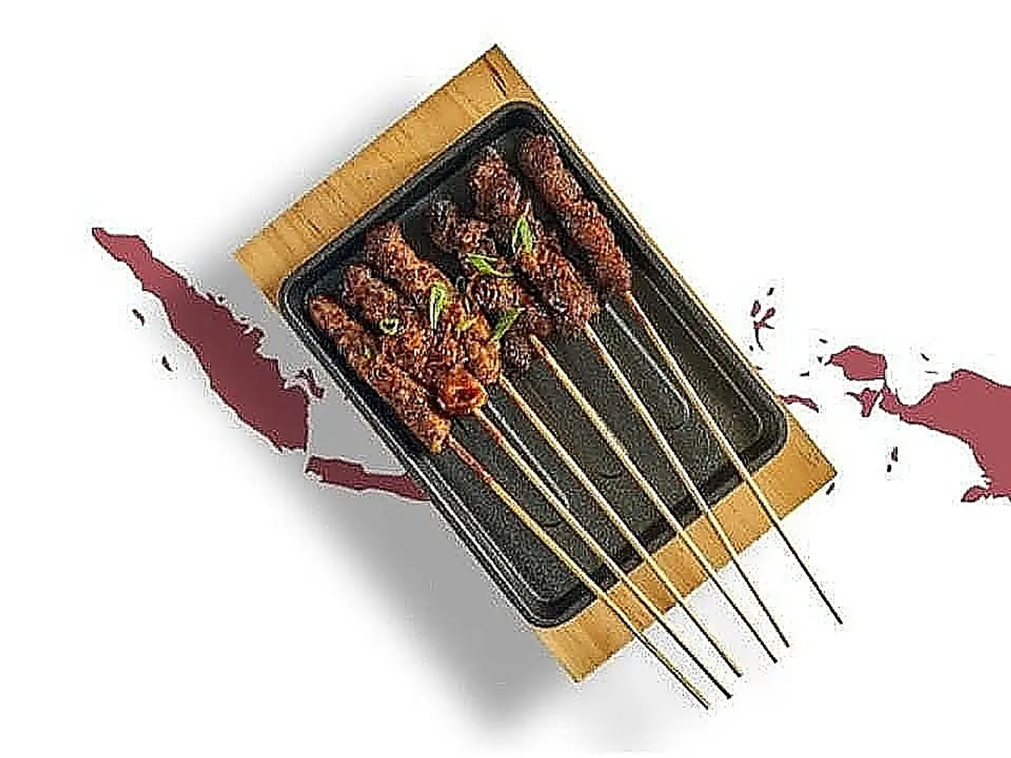 Mixed Satay Beef Chicken Shrimp