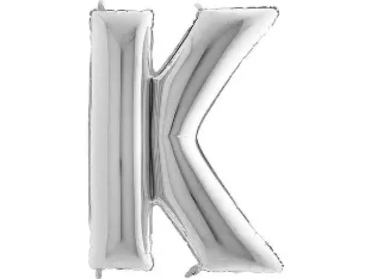 Silver Letter Balloons K