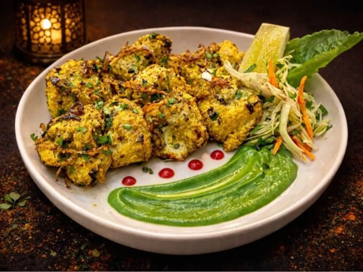 دجاج تيكا زعفراني