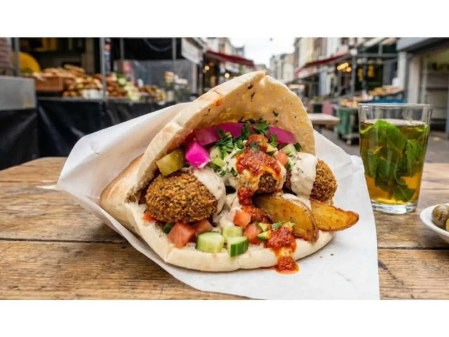 طعمية وبطاطس