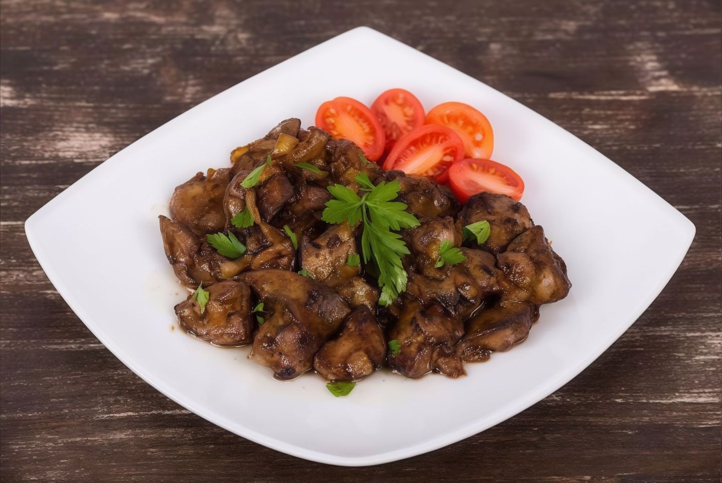 طبق كبده اسكندراني كبير